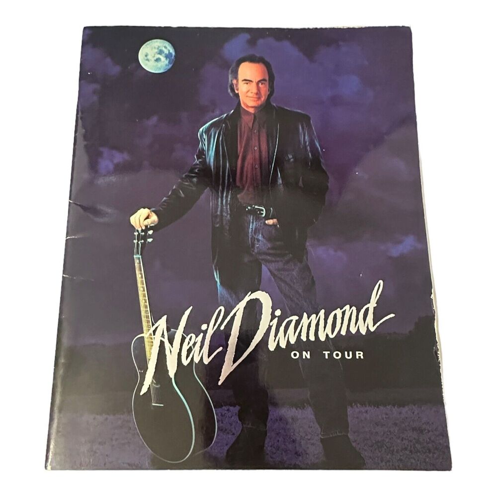 Vintage 1996 NEIL DIAMOND‎ Tour Souvenir Concert Book PROGRAM
